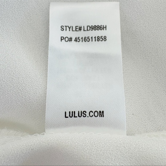 Lulu*s size M Play Nice Ivory Skater Dress Mini HOCO Graduation Bridal Shower - Picture 16 of 16